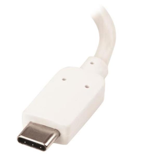 StarTech.com Adattatore Video USB-C a HDMI con USB Power Delivery - 4k 60hz - Bianco - Adattatore video esterno - USB-C - HDMI - bianco