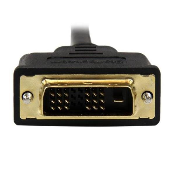 StarTech.com Cavo Mini HDMI a DVI-D 2 m - M/M - Cavo adattatore - DVI-D maschio a mini HDMI maschio - 2 m - schermato - nero