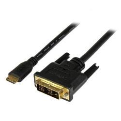 StarTech.com Cavo Mini HDMI a DVI-D 1 m - M/M - Cavo adattatore - DVI-D maschio a mini HDMI maschio - 1 m - schermato - nero - per P/N: MSTCDP122HD