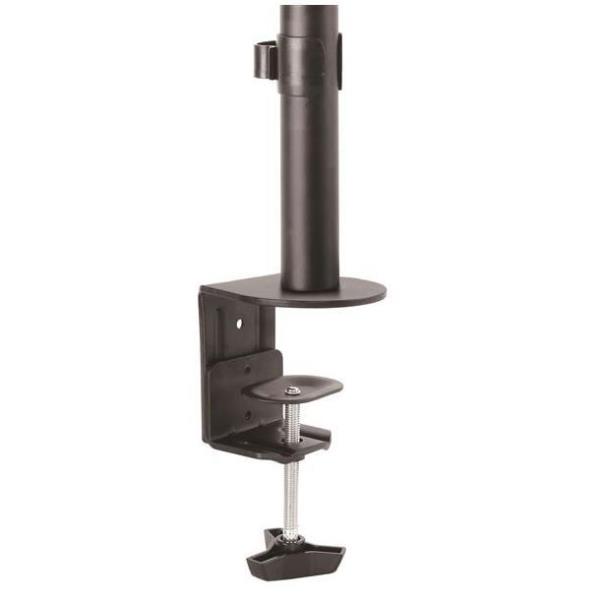 StarTech.com Supporto da Scrivania per Monitor - Supporto VESA per Monitor fino a 34" (8kg) - Accaio Robusto - Kit montaggio (morsetto per montaggio su scrivania, morsetto palo, asta, rondella, rondelle, molletta per gestione cavi) - per Monitor - plastica, acciaio - nero - dimensione schermo: 13"-32" - morsetto a C, rondella, montabile su desk