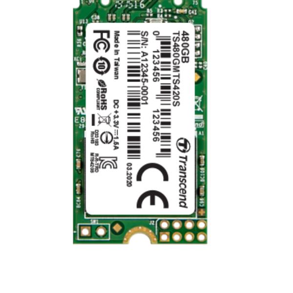 Transcend 420S - SSD - 480 GB - interno - M.2 2242 - SATA 6Gb/s