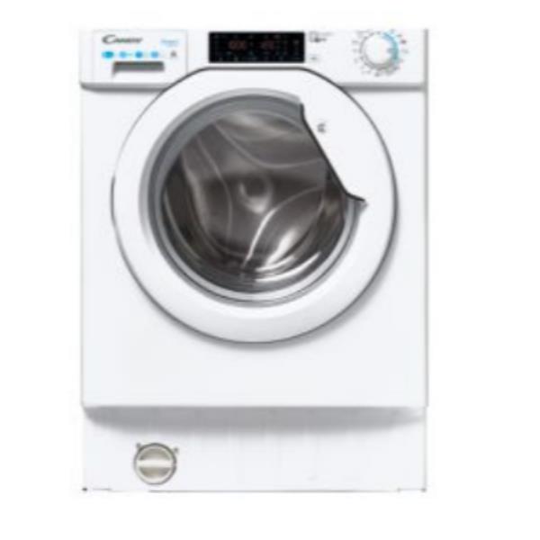Candy CBDO485TWME/1-S - Lavasciuga - a incasso WiFi - larghezza: 60 cm - prof. 52.5 cm - altezza: 87.5 cm - caricamento frontale - 8 kg - 1400 rpm - bianco