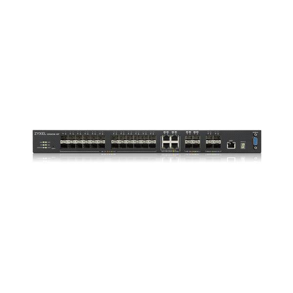 Zyxel XGS4600-32F - Switch - L3 - gestito - 24 x Gigabit SFP + 4 x combo Gigabit SFP + 4 x 10 Gigabit SFP+ - montabile su rack