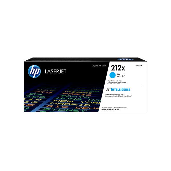 HP 212X - Alta resa - ciano - originale - LaserJet - cartuccia toner (W2121X) - per Color LaserJet Enterprise MFP M578; LaserJet Enterprise Flow MFP M578