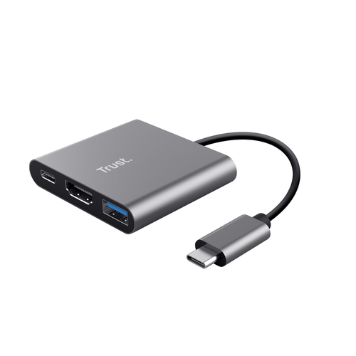 Trust Dalyx 3-in-1 Multiport USB-C Adapter - Docking station - USB-C 3.2 Gen 1 - HDMI
