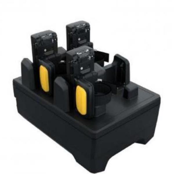 Zebra Four Slot Charge Only Cradle - Supporto ricarica scanner per codici a barre - connettori di uscita 4 - per Zebra RS5100