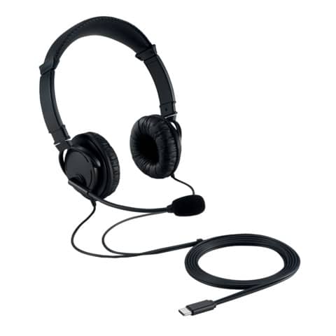 Kensington Hi-Fi USB-C Headphones with Mic - Cuffie …