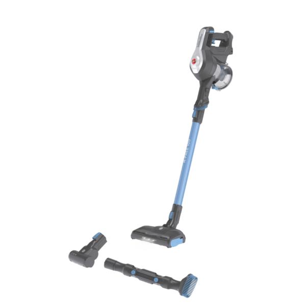 Hoover H-Free 100 HF122PTA 011 - Aspirapolvere - asta/portatile (2-in-1) - senza sacco - senza fili - titanio Gregor