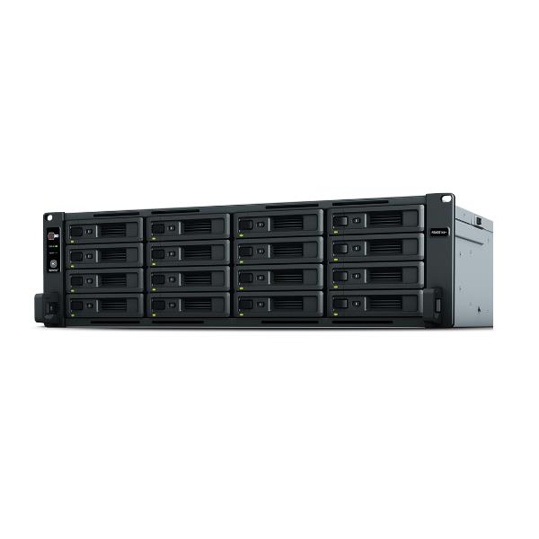 Synology RackStation RS4021xs+ - Server NAS - 16 alloggiamenti - montabile in rack - SATA 6Gb/s - RAID 0, 1, 5, 6, 10, JBOD, sostituzione a caldo, hot spare 6, hot spare 10, 1 hot spare, RAID F1, hot spare F1 - RAM 16 GB - Gigabit Ethernet / 10 Gigabit Ethernet - iSCSI supporto - 3U