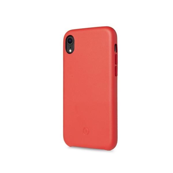 Celly Superior SUPERIOR998RD - Cover per cellulare - similpelle - rosso - per Apple iPhone XR