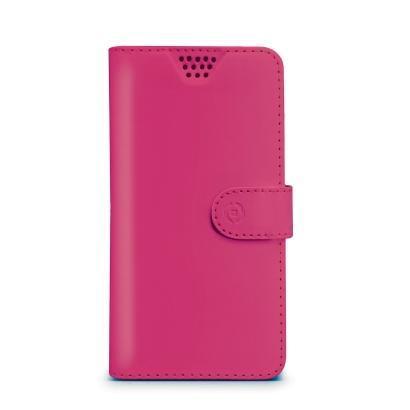 Celly Wally Unica - Flip cover per cellulare - finta pelle in poliuretano