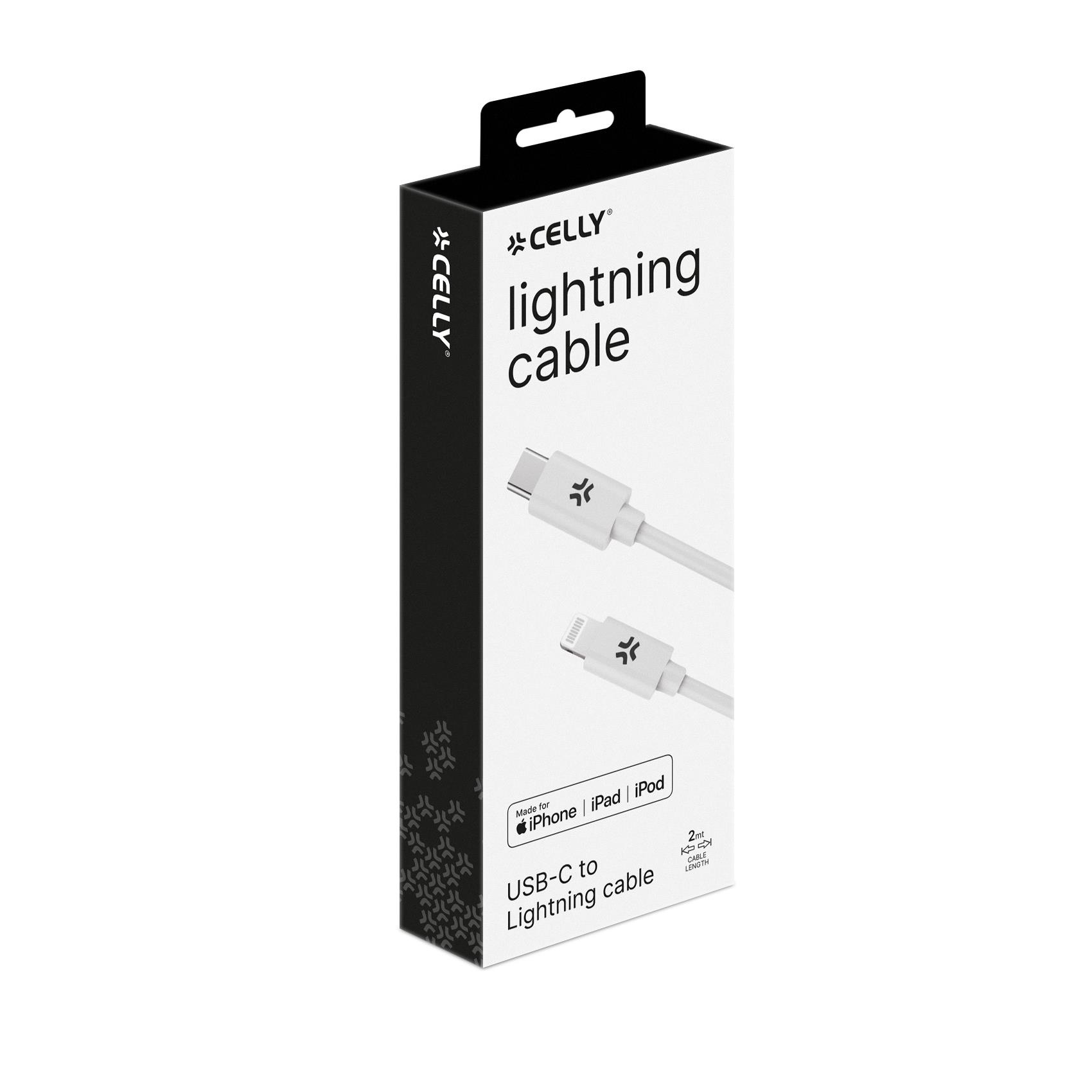 Celly - Cavo Lightning - USB-C maschio a …