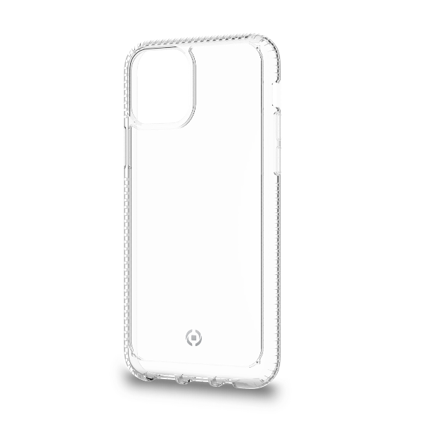Celly Hexalite - Cover per cellulare - policarbonato, TPU (poliuretano termoplastico) - trasparente - per Apple iPhone 11 Pro Max