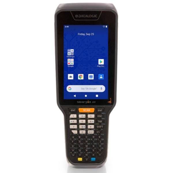 Datalogic Skorpio X5 - Terminale raccolta dati - robusto - Android 10 - 64 GB - 4.3" colore TFT (800 x 480) - fotocamera posteriore - lettore codice a barre - (imager 2D) - host USB - slot microSD - Wi-Fi 5, NFC, Bluetooth