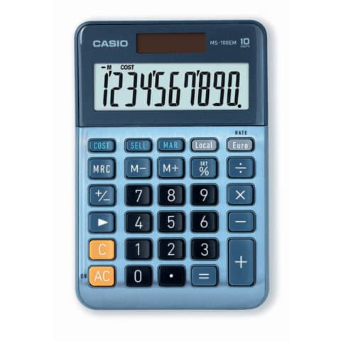 Casio MS-100EM - Calcolatrice da tavolo - 10 …