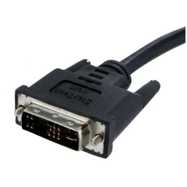 StarTech.com Cavo per monitor DVI a display VGA 5 m M/M - DVI a VGA (15 pin) - Cavo video - HD-15 (VGA) (M) a DVI-A (M) - 5 m - stampato, viti a serraggio manuale - nero