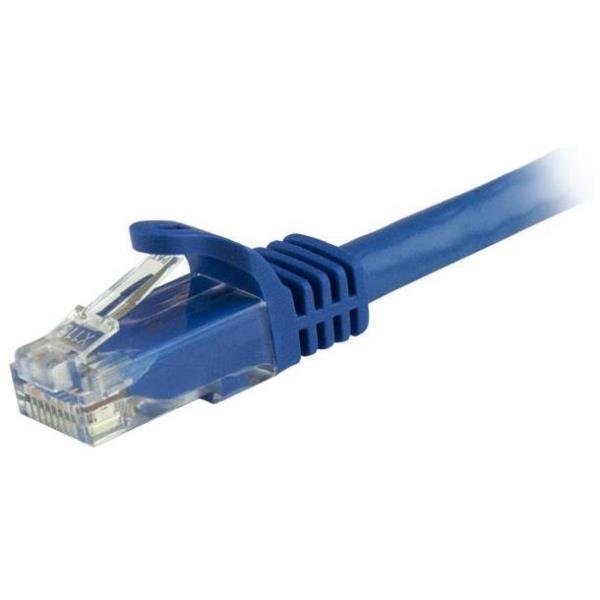 StarTech.com Cavo patch antigroviglio UTP RJ45 Cat6 Gigabit blu 7m - Cavo patch 7 m (N6PATC7MBL) - Cavo patch - RJ-45 (M) a RJ-45 (M) - 7 m - UTP - CAT 6 - stampato, antiaggrovigliamento - blu