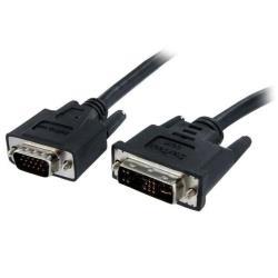 StarTech.com Cavo per monitor DVI a display VGA 3 m M/M - DVI a VGA (15 pin) - Cavo video - HD-15 (VGA) (M) a DVI-A (M) - 3 m - stampato, viti a serraggio manuale - nero