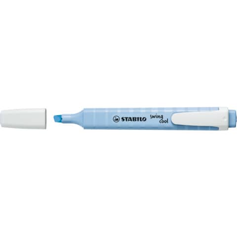 STABILO swing cool - Evidenziatore - blu scuro pastello - inchiostro base acqua - 1-4 mm