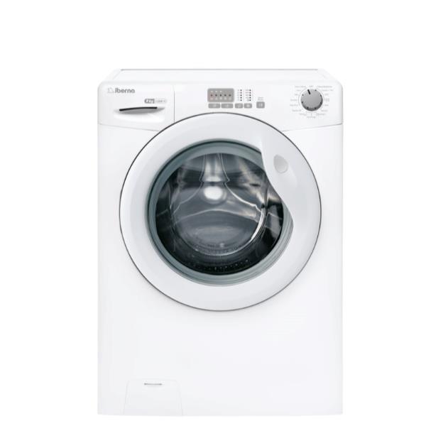 Iberna IB 129DE-11 - Lavatrice - larghezza: 60 cm - prof. 52 cm - altezza: 85 cm - caricamento frontale - 58 litri - 9 kg - 1200 rpm - bianco