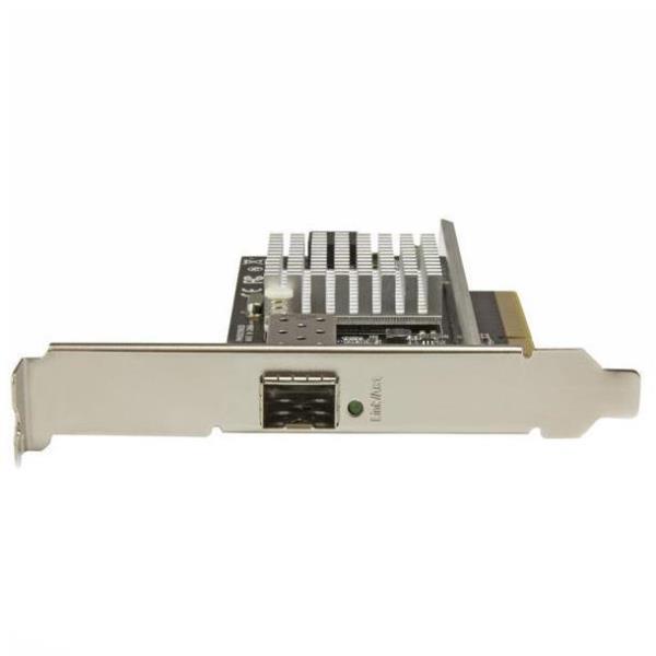 StarTech.com Scheda di rete PCIe ad 1 porta 10G Open SFP+ con Chip Intel - MM/SM - Adattatore di rete - PCIe 2.0 x8 - 10 GigE - 10GBase-LR, 10GBase-SR, 10GBase-LRM - nero - per P/N: SFP10GBBXDST, SFP10GBBXUST, SFP10GBLRMST, SFP10GBLRST, SFP10GBSRST, SFP10GBZRST