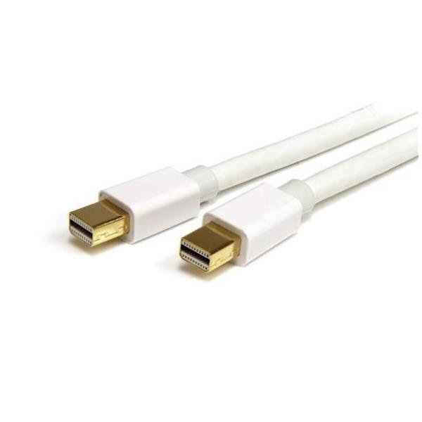 StarTech.com Cavo Mini DisplayPort da 3m - Cavo Video Ultra HD 4K x 2K - Cavo Mini DisplayPort 1.2 - Cavo per Monitor da Mini DP a Mini DP - Cavo mDP Compatibile Thunderbolt 2 - Bianco (MDPMM3MW) - Cavo DisplayPort - Mini DisplayPort (M) a Mini DisplayPort (M) - 3 m - bianco - per P/N: CDP2MDP, CDP2MDPEC, CDP2MDPFC, CDPVDHDMDP2G, CDPVDHDMDPRG, CDPVDHDMDPSG, CDPVDHMDPDP