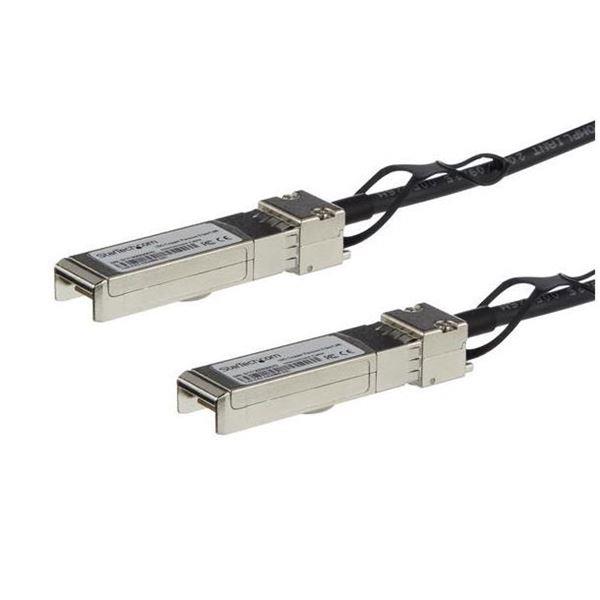 StarTech.com Cavo SFP+ a connessione diretta da 3 m - Conforme a MSA - Cavo SFP+ 10G - Cavo Twinax passivo - Cavo DAC - Attacco cavo diretto - SFP+ a SFP+ - 3 m - biassiale - SFF-8431/SFF-8432 - passivo - nero