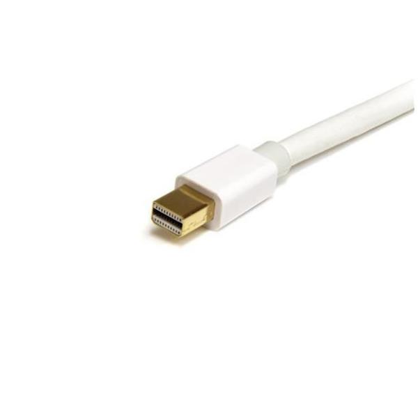 StarTech.com Cavo Mini DisplayPort da 1m - Cavo Video Ultra HD 4K x 2K - Cavo Mini DisplayPort 1.2 - Cavo per Monitor da Mini DP a Mini DP - Cavo mDP Compatibile Thunderbolt 2 - Bianco (MDPMM1MW) - Cavo DisplayPort - Mini DisplayPort (M) a Mini DisplayPort (M) - 1 m - bianco - per P/N: CDP2MDP, CDP2MDPEC, CDP2MDPFC, CDPVDHDMDP2G, CDPVDHDMDPRG, CDPVDHDMDPSG, CDPVDHMDPDP