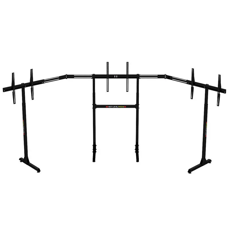 Next Level Racing Free Standing Triple Monitor Stand - Kit montaggio (supporto da pavimento) - per 3 pannelli LCD / plasma - dimensione schermo: 32"-65"