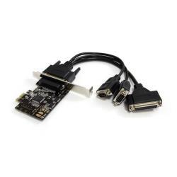StarTech.com Scheda seriale/parallela PCI Express 2S1P con cavo di ripartizione - Scheda parallela/seriale - PCIe profilo basso - RS-232 - 2 porte + 1 x porta parallela