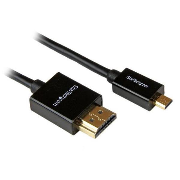 StarTech.com Cavo HDMI® a micro HDMI® attivo ad alta velocita' - Cavo HDMI® micro High Speed attivo da 5m - M/M - Cavo HDMI - micro HDMI maschio a HDMI maschio - 5 m - a doppia schermatura - nero