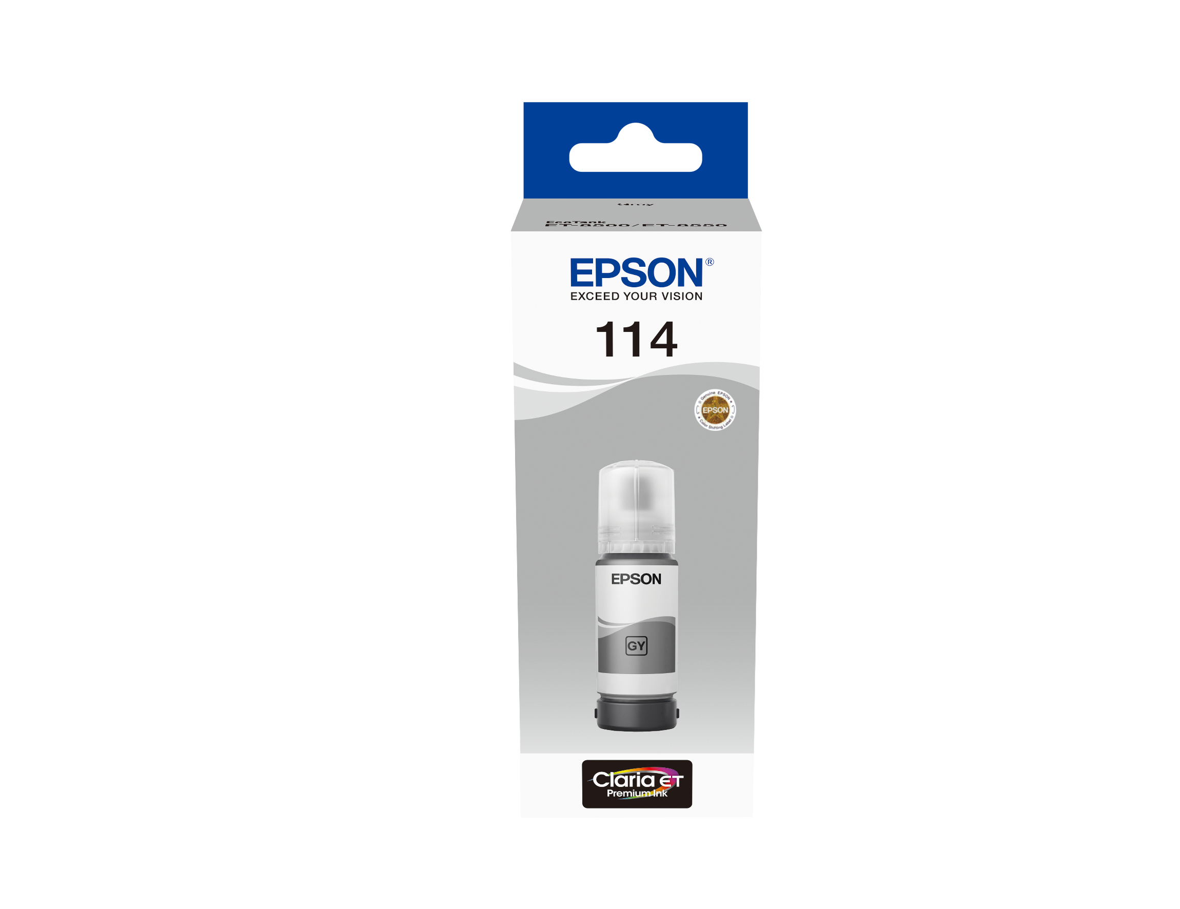 Epson EcoTank 114 - 70 ml - grigio - originale - ricarica inchiostro - per EcoTank ET-8500, ET-8550