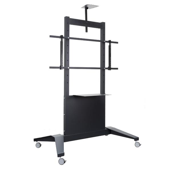 ITB Solution TROLLEY XXL - Carrello - per display LCD / sistema di videoconferenza - acciaio - nero - dimensione schermo: 55"-100"