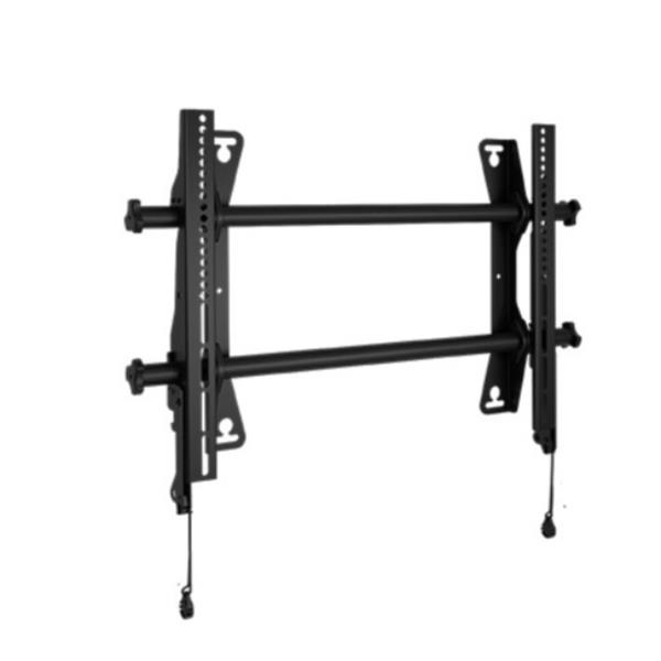 CHIEF Medium New FUSION 2.0 - Kit montaggio (montaggio fisso a parete) - per pannello piatto - acciaio - nero - dimensione schermo: 26"-47" - installabile a parete