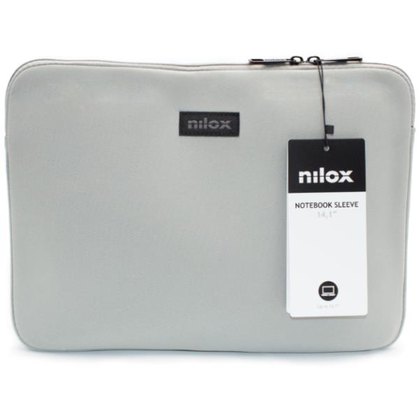 Nilox - Custodia per notebook - 14.1" - grigio