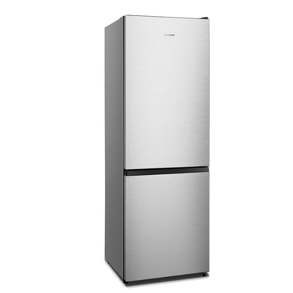 Hisense RB372N4AC2 - Frigorifero/congelatore - Freezer inferiore - larghezza: 59.5 cm - prof. 59 cm - altezza: 178.5 cm - 292 litri - Classe E - acciaio inox di prima qualità