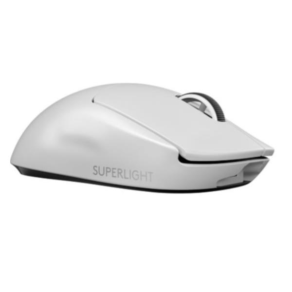 Logitech PRO X SUPERLIGHT Wireless Gaming Mouse - Mouse - ottica - 5 pulsanti - senza fili - LIGHTSPEED - ricevitore LIGHTSPEED Logitech - bianco
