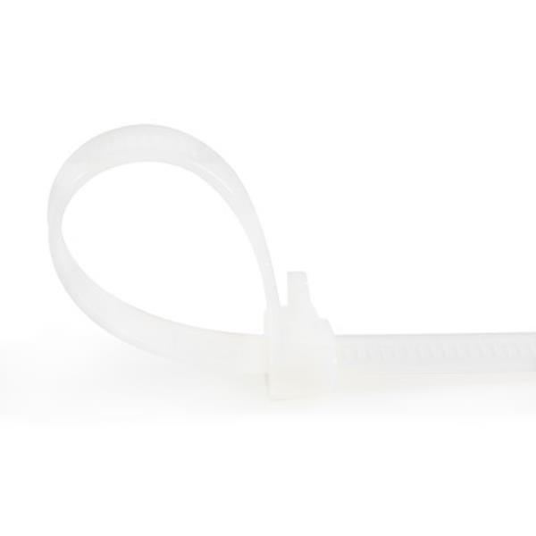 StarTech.com Fascette fermacavo riutilizzabili da 12 cm - Fascette di nylon per interni/esterni, 100 pezzi - bianco (CBMZTRB5) - Fascetta ferma-cavo - 12.5 cm - bianco - Compatibile TAA (pacchetto di 100)