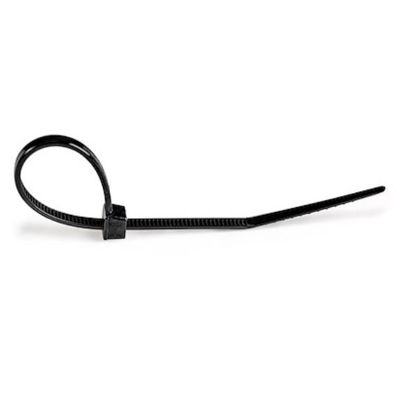 StarTech.com Fascette fermacavo riutilizzabili da 15 cm - Fascette in nylon autobloccanti, Omologati 94V-2/UL, 100 pezzi - nero (CBMZT6B) - Fascetta ferma-cavo - 15.24 cm - nero - Compatibile TAA (pacchetto di 100)