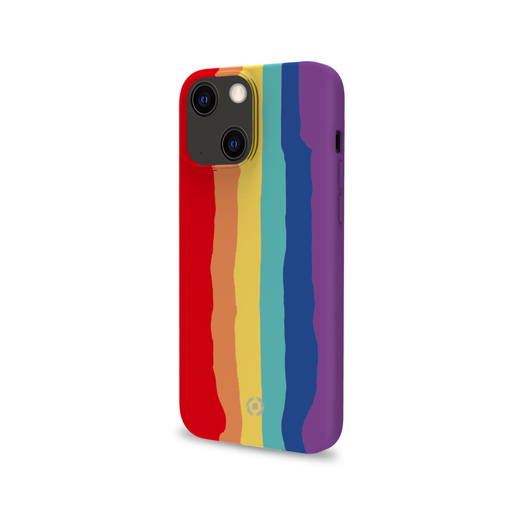 Celly Rainbow - Cover per cellulare - silicone …