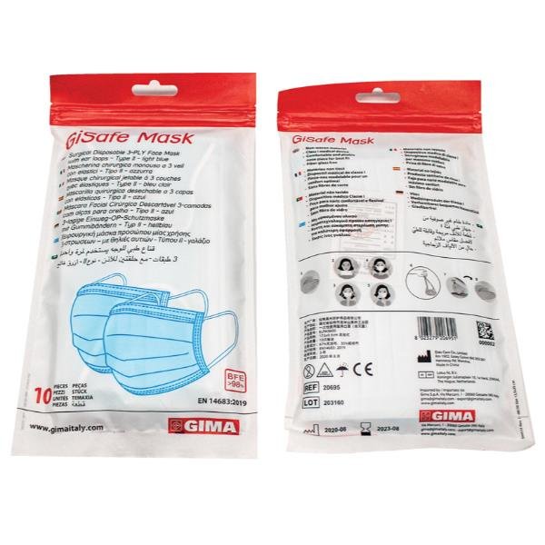 GIMA GISAFE - Maschera chirurgica - usa e …