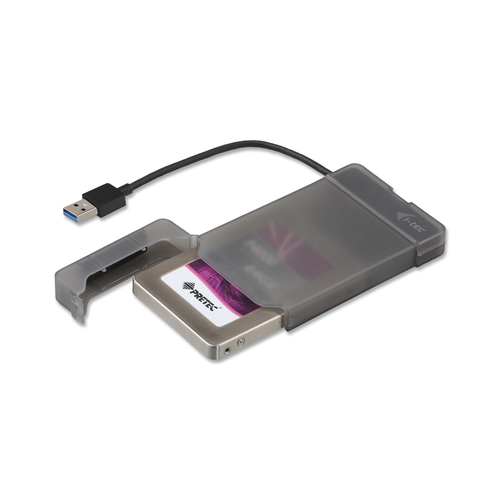 i-Tec MySafe Advance - Box esterno - 2.5" - SATA 6Gb/s - USB 3.0 - nero