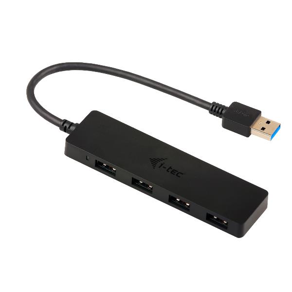 i-Tec USB 3.0 Slim Passive HUB - Hub - 4 x SuperSpeed USB 3.0 - desktop