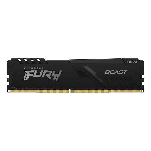 Kingston FURY Beast - DDR4 - modulo - 8 GB - DIMM 288-PIN - 3200 MHz / PC4-25600 - CL16 - 1.35 V - senza buffer - non ECC - nero