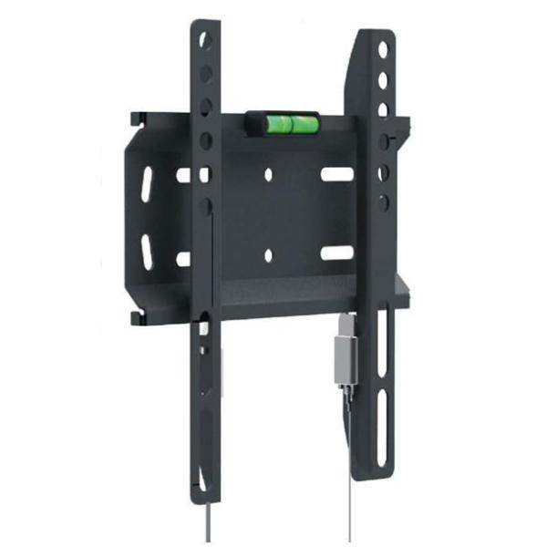 ITB Solution Economy - Staffa - per pannello piatto - bloccabile - nero - dimensione schermo: 10"-40" - interfaccia montaggio: fino a 200 x 200 mm - installabile a parete