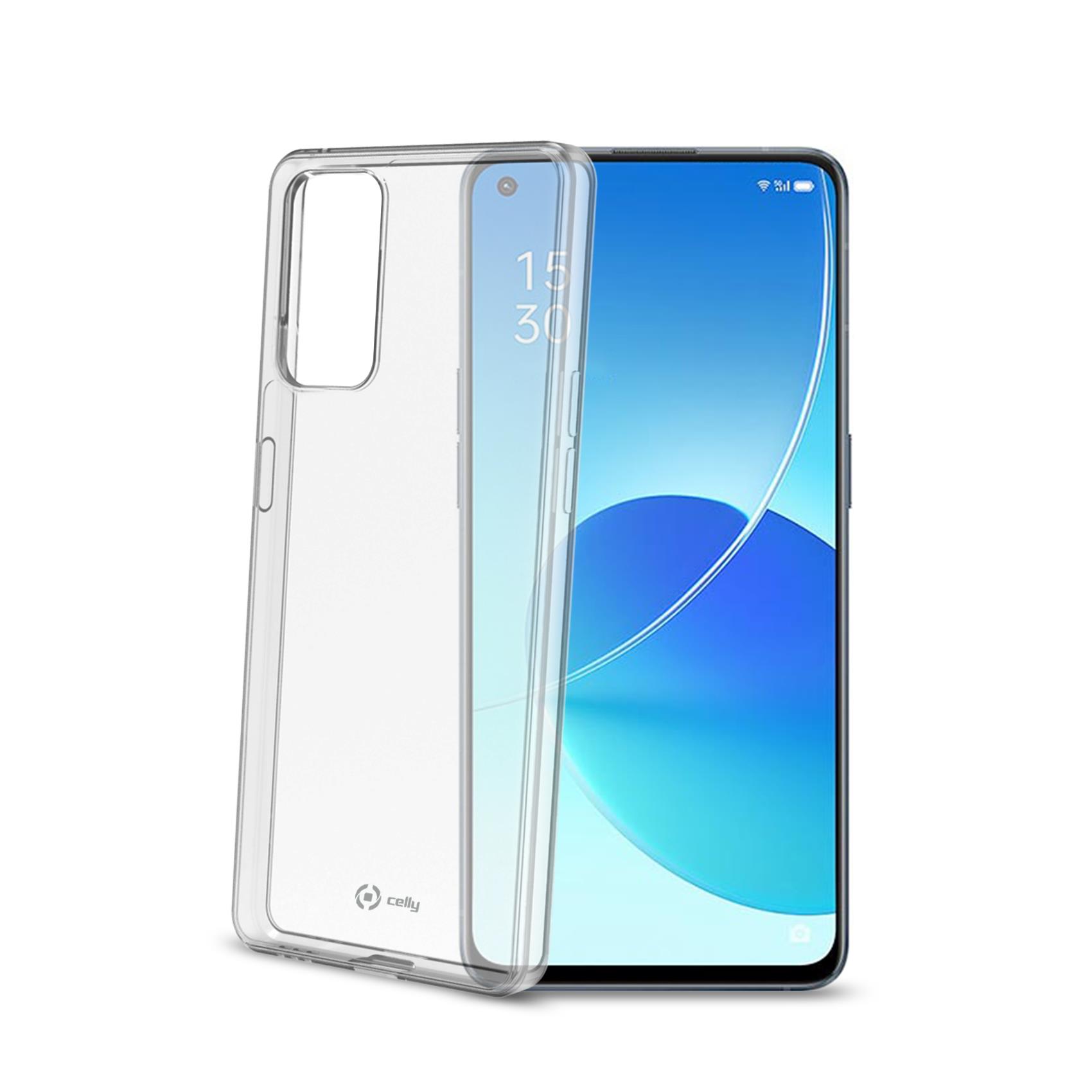 Celly Gelskin - Cover per cellulare - TPU (poliuretano termoplastico) - trasparente - per OPPO Reno6 5G