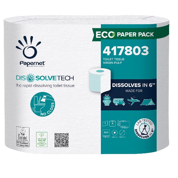Papernet Dissolve Tech - Carta igienica - pura …