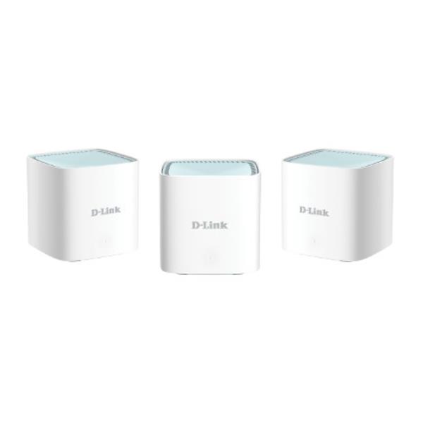 D-Link EAGLE PRO AI M15 - Impianto Wi-Fi (3 router) - fino a 500 m.q. - maglia - GigE - 802.11a/b/g/n/ac/ax - Dual Band