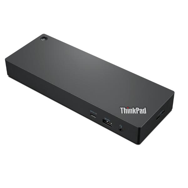 Lenovo ThinkPad Thunderbolt 4 WorkStation Dock - Duplicatore di porte - Thunderbolt 4 - HDMI, 2 x DP, 2 x Thunderbolt - GigE - 300 Watt - per ThinkPad E14 Gen 4; E15 Gen 4; L14 Gen 3; P1 Gen 5; T14s Gen 3; T16 Gen 1; X1 Nano Gen 2