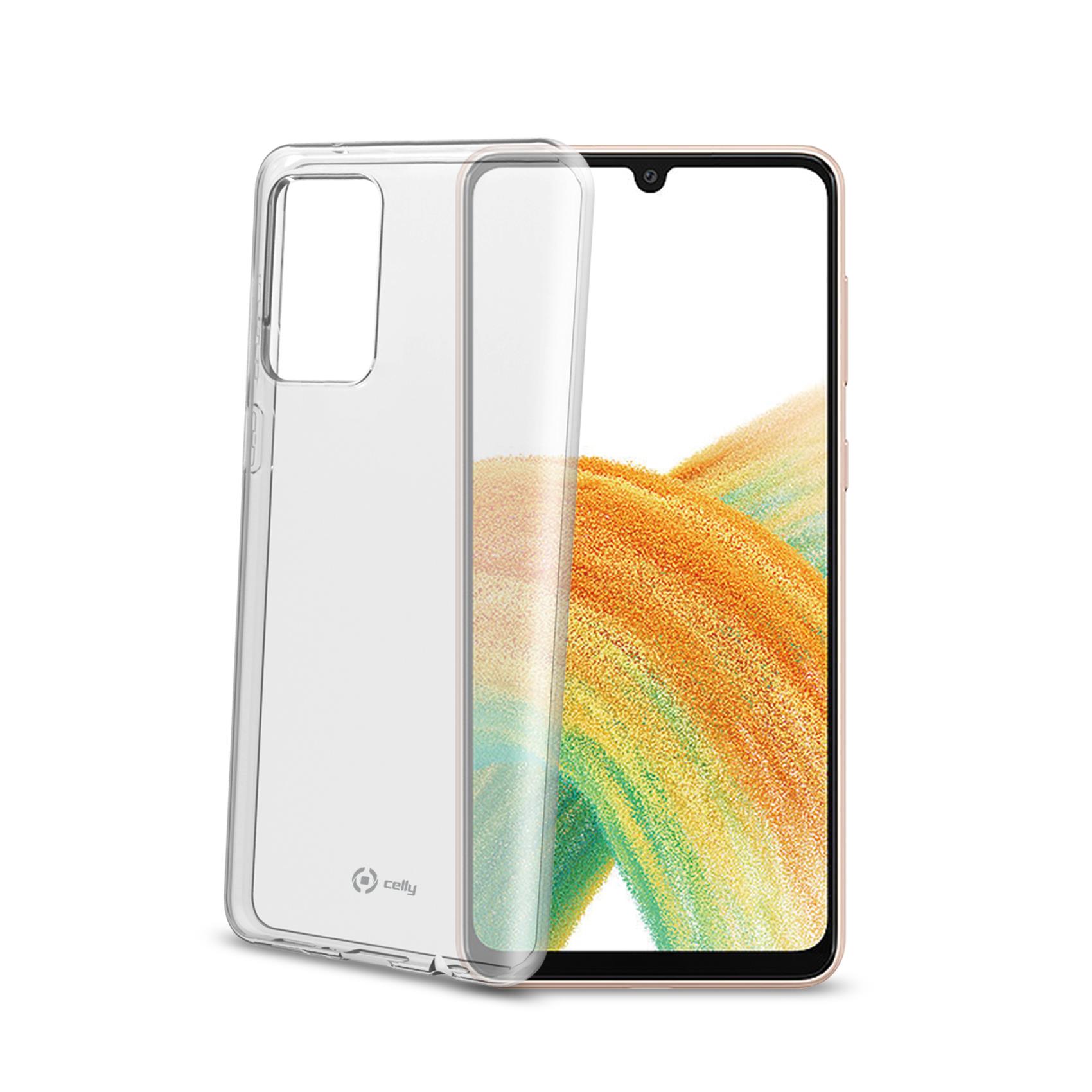 Celly Gelskin - Cover per cellulare - TPU (poliuretano termoplastico) - trasparente - per Samsung Galaxy A33 5G